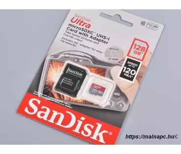 SanDisk 128GB microSD Ultra kártya