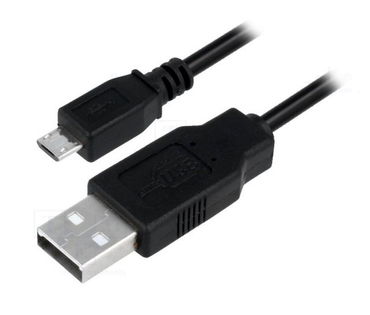 Kábel USB 0,6m-es USB A - Micro USB B