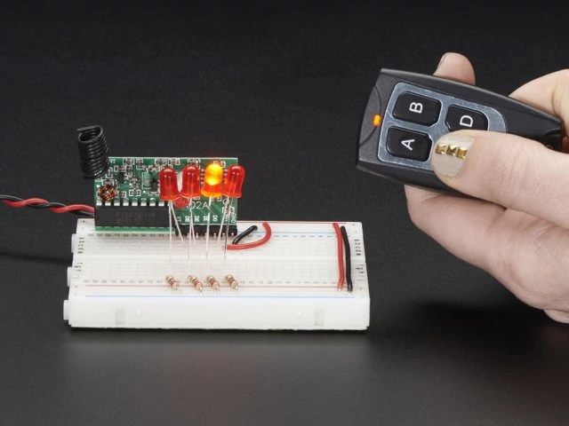 A1096 Simple RF M4 Receiver - 315MHz Momentary Type