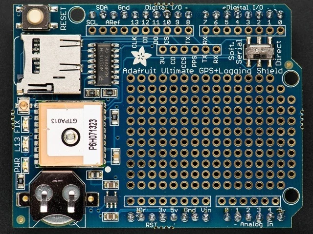 A1272 Adafruit Ultimate GPS Logger Shield incl. GPS Module