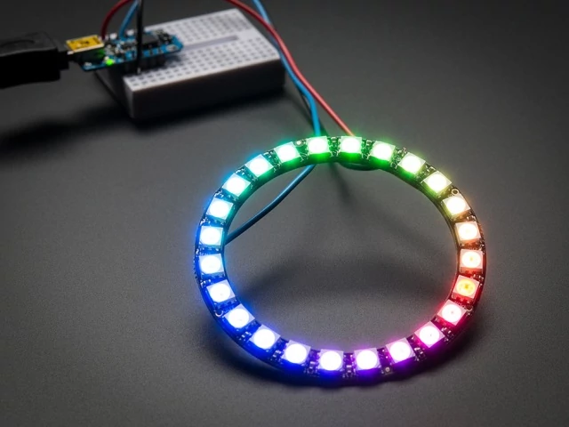 A1586 NeoPixel Ring - 24x WS2812 5050 RGB LED