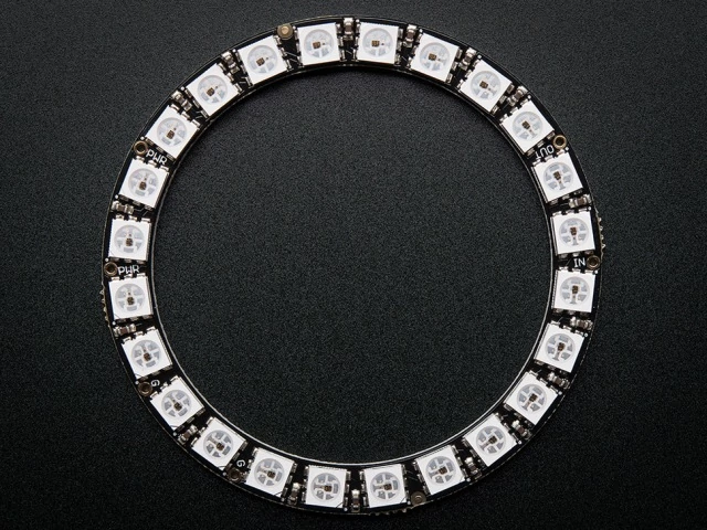 A1586 NeoPixel Ring - 24x WS2812 5050 RGB LED
