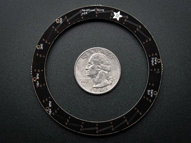 A1586 NeoPixel Ring - 24x WS2812 5050 RGB LED