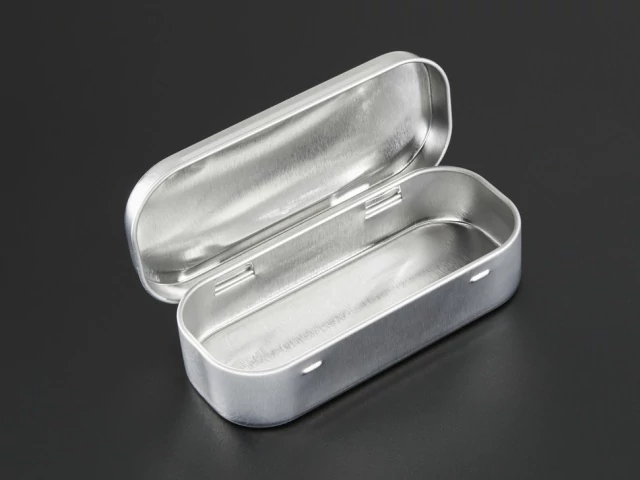 A16 Kisméretű rozsdamentes fémdoboz 3,6x8,5x2,0mm