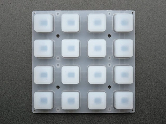 A1611 Szillikon tasztatúra 4x4 gomb LED háttérvilágításhoz