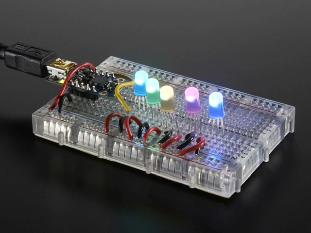 A1938 NeoPixel Diffúz 5mm-es RGB LED - 5db