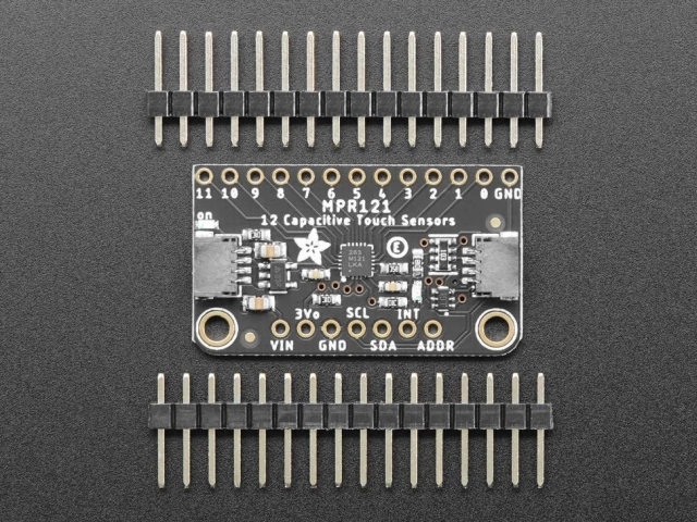 A1982 12-Key Capacitive Touch Sensor Breakout - MPR121