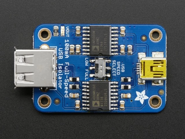 A2107 Adafruit USB Isolator - 100mA Isolated Low/Full Speed