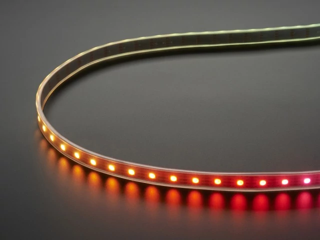 A2240 DotStar Digital LED szalag - 60 LED/m - fehér hordozón