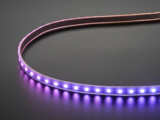 A2240 DotStar Digital LED szalag - 60 LED/m - fehér hordozón