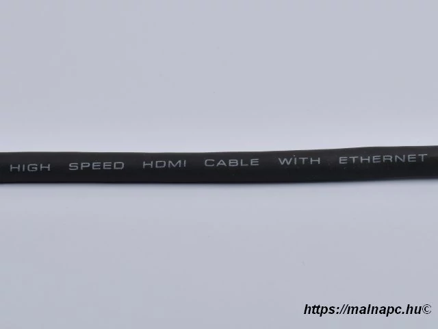 Raspberry Pi HDMI-HDMI 1m-es fekete kábel (Pi1, Pi2, Pi3)