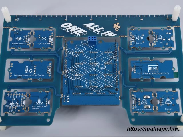 Arduino sensor kit hátoldala