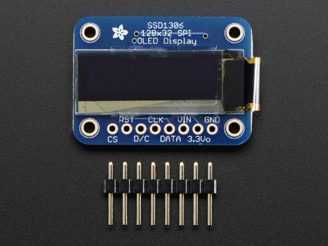 A661 Monocrome 128x32 SPI OLED grafikus kijelző