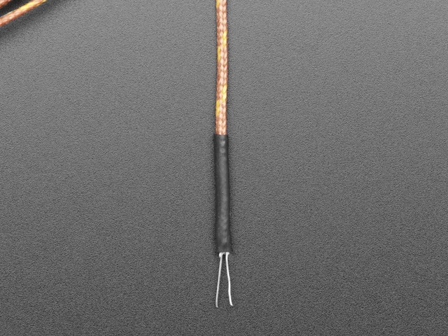 A3895 K-típusú hőelem üvegszövet szigeteléssel - 5m