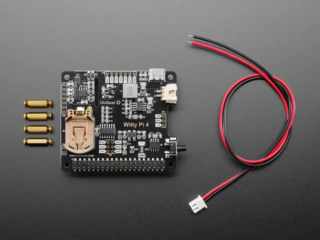 A5704 Witty Pi 4 HAT - RTC + Power Management for Raspberry