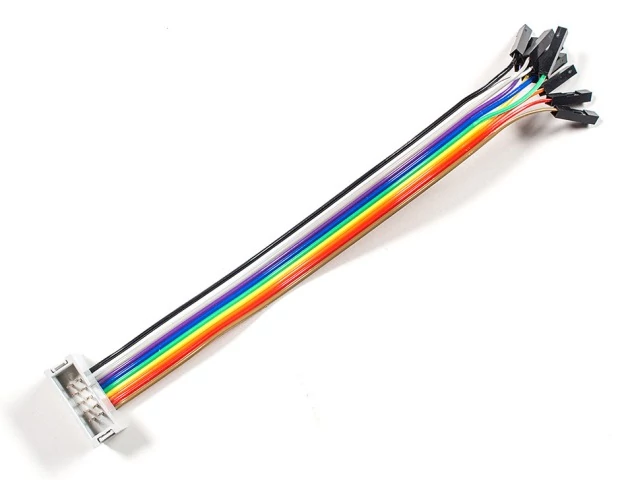 A1199 10-pin IDC Socket Rainbow Breakout Cable