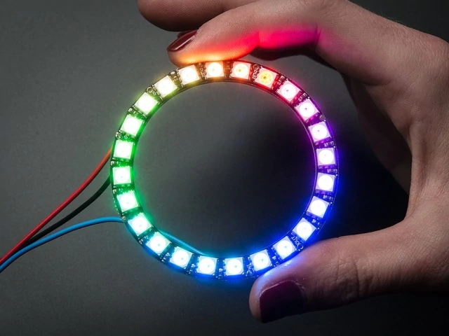 A1586 NeoPixel Ring - 24x WS2812 5050 RGB LED