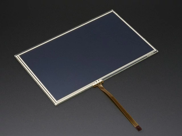 A1676 Resistive Touchscreen Overlay - 7 inch 165x105mm