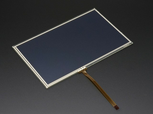 A1676 Resistive Touchscreen Overlay - 7 inch 165x105mm