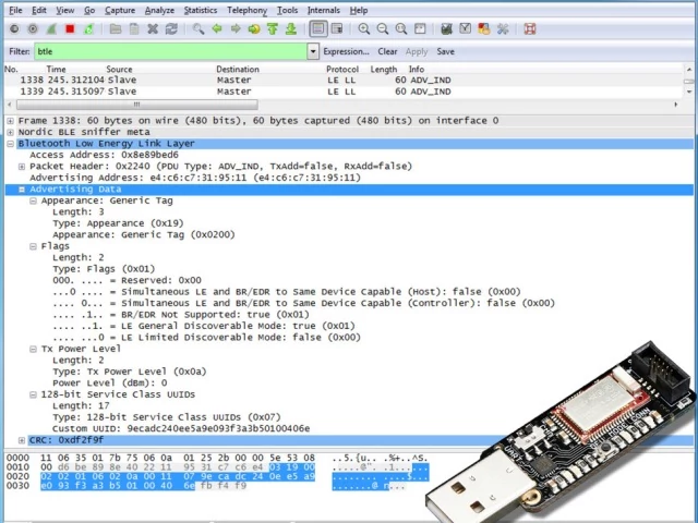 A2269 Bluefruit LE Sniffer - Bluetooth Low Energy 4.0