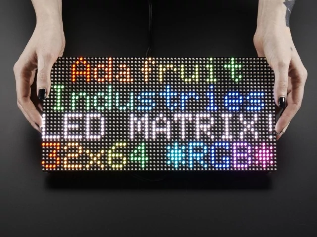 64x32 RGB LED Matrix - 5mm pitch