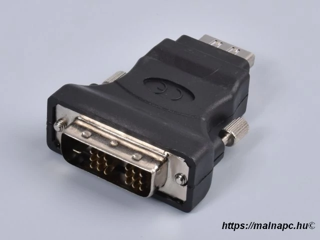  Adapter HDMI-DVI, HDMI aljzat - DVI dugó