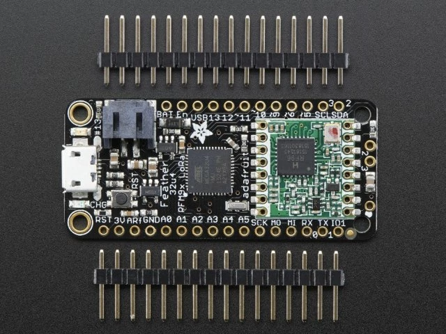 A3079 Adafruit Feather 32u4 RFM96 LoRa Radio - 433MHz