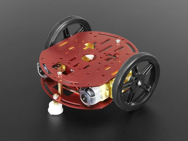 A3216 Round robot alváz kit 2WD - 2 DC motorral