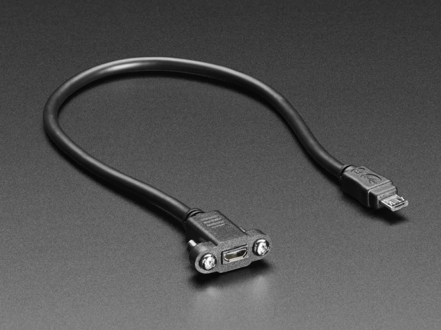 A3258 micro USB toldó kábel előlapi aljzattal