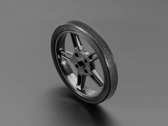 A3757 Fekete küllős kerék TT DC motorhoz d=60mm A3757 Fekete küllős kerék TT DC motorhoz d=60mm