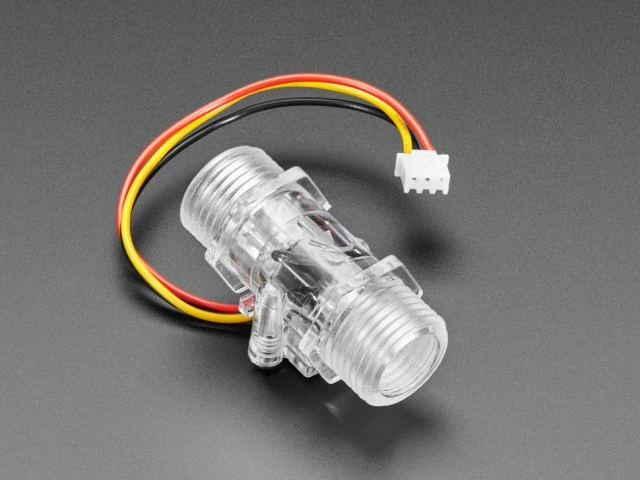 A5066 Clear Turbine Water Flow Sensor with 3-pin JST