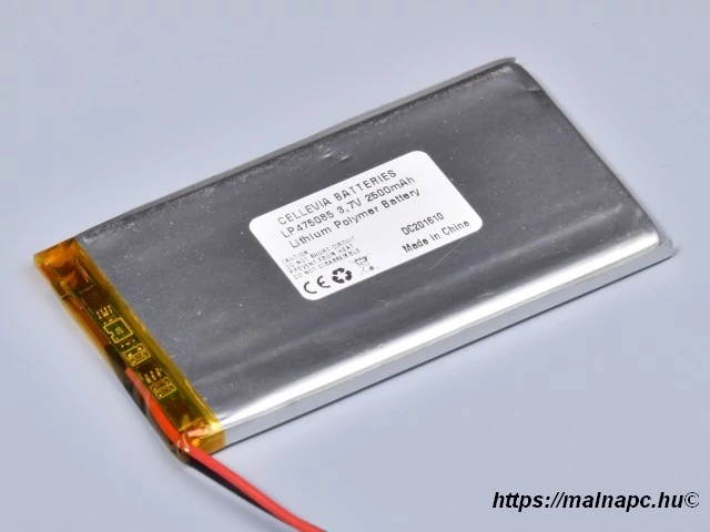 Li-Polymer akku 3.7V 2500mAh