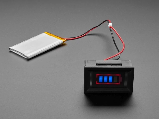 A5383 Single Li-Ion and LiPoly Battery Power Meter A5383 Single Li-Ion and LiPoly Battery Power Meter