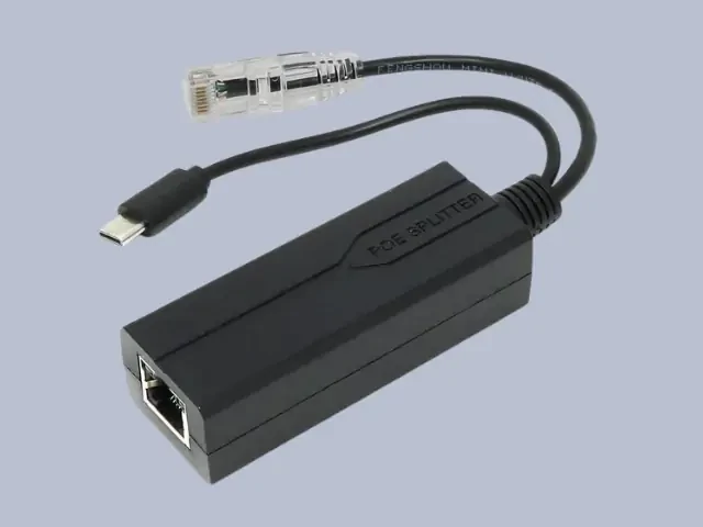 Gigabit PoE Splitter USB-C Raspberry Pi alaplapokhoz