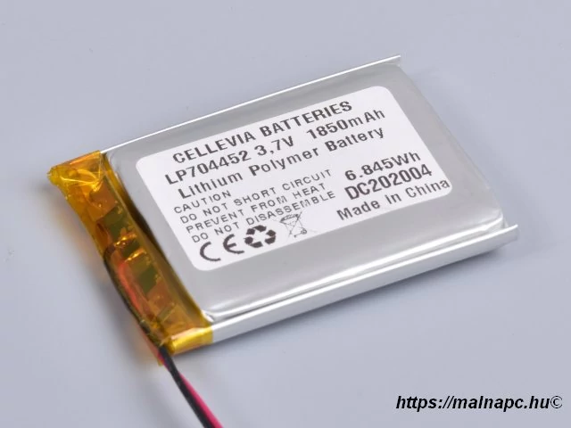 Li-Polymer akku 3.7V 1850mAh