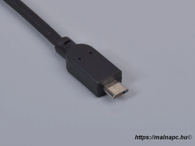 Kábel USB 0,3m-es USB A - Micro USB B