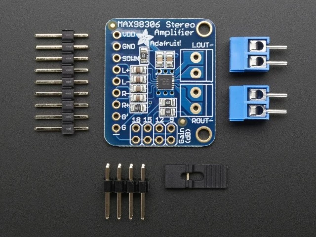 A987 Stereo 3.7W Class D Audio Amplifier - MAX98306 A987 Stereo 3.7W Class D Audio Amplifier - MAX98306