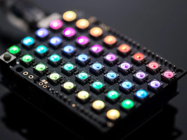 NeoPixel Shield Arduino-hoz - 40 RGB LED Pixel Mátrix