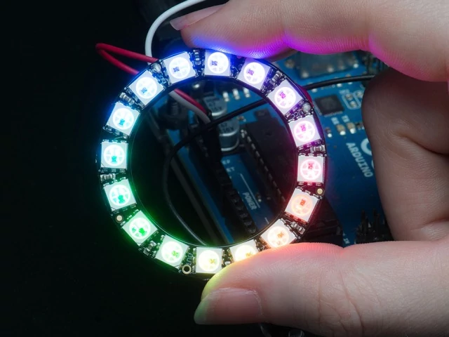 A1463 NeoPixel Ring 16xWS2812 5050 RGB LED-es fénygyűrű