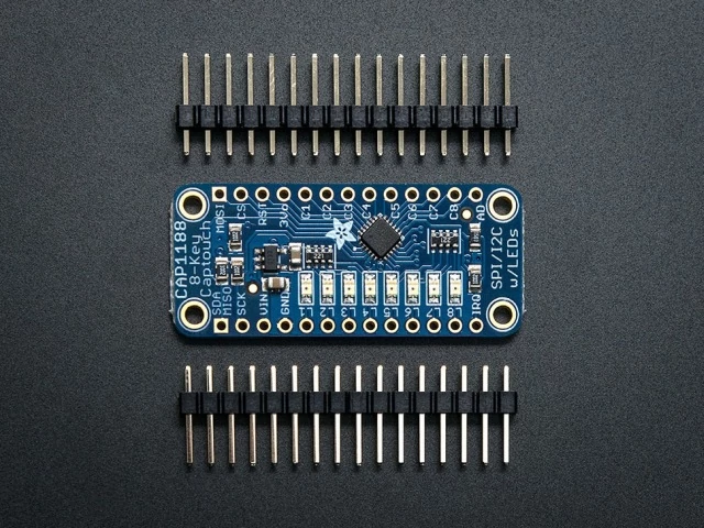 CAP1188 - 8-Key Capacitive Touch Sensor I2C, SPI