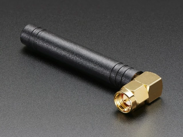 A1858 Mini GSM/Cellular Quad-Band Antenna-2dBi SMA Plug 90°