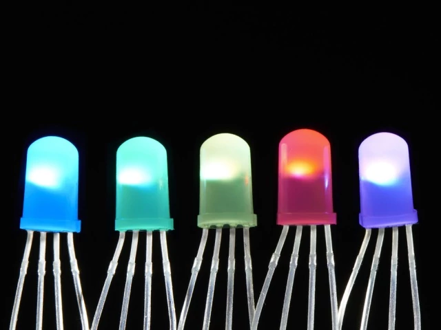 A1938 NeoPixel Diffúz 5mm-es RGB LED - 5db