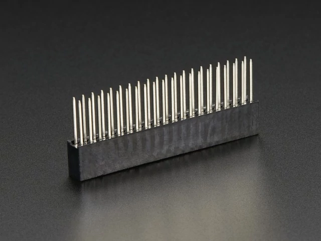 GPIO csatlakozó 2x20 pólus, extra hosszú lábbal