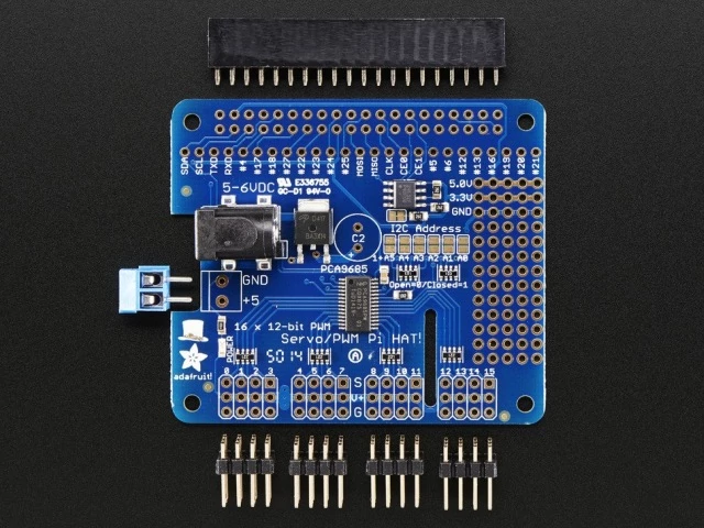 16-channel PWM /Servo HAT for Raspberry Pi