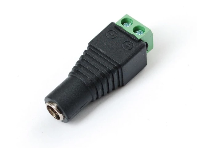 A368 DC tápcsatlakozó adapter - 2.1mm jack/sorkapocs