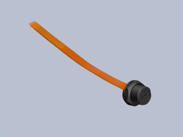 A6070 Round Panel Mount Micro SD Card Extender
