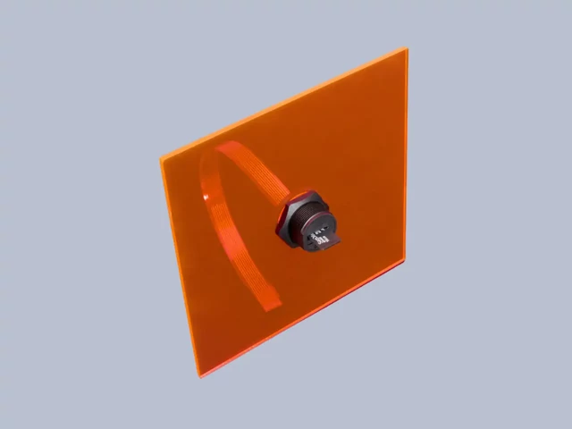 A6070 Round Panel Mount Micro SD Card Extender