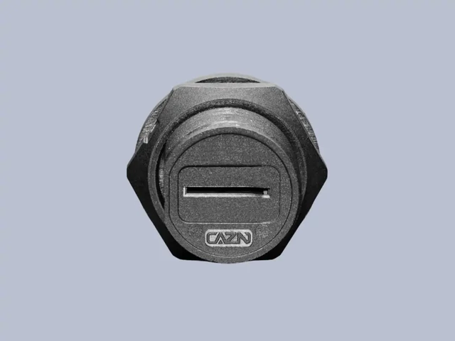 A6070 Round Panel Mount Micro SD Card Extender