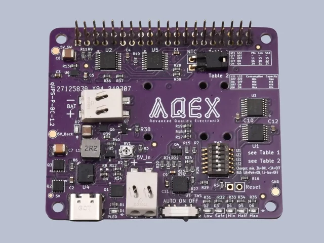 AQEX qUPS-P-BC UPS modul akku nélkül 