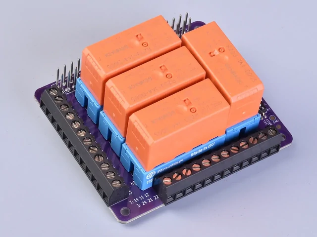 AQEX qReCon Flex - 4 relays RPi HAT for Industry
